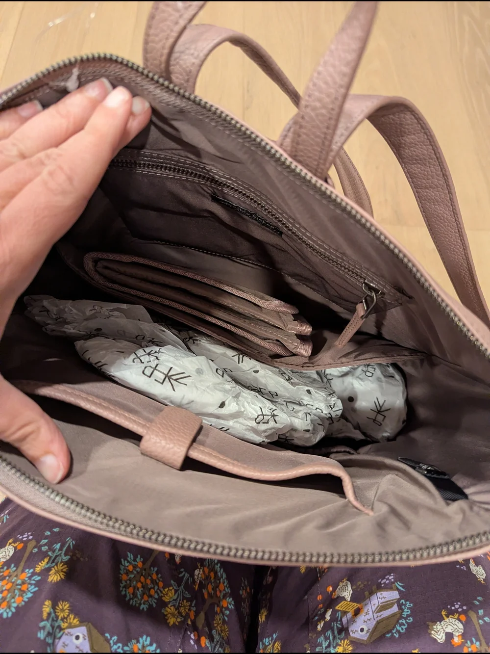 Freshly Picked pebbled backpack